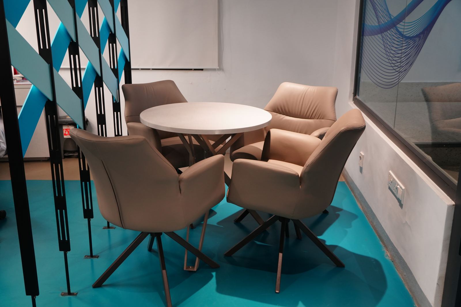 A meeting corner in the Dhaka office